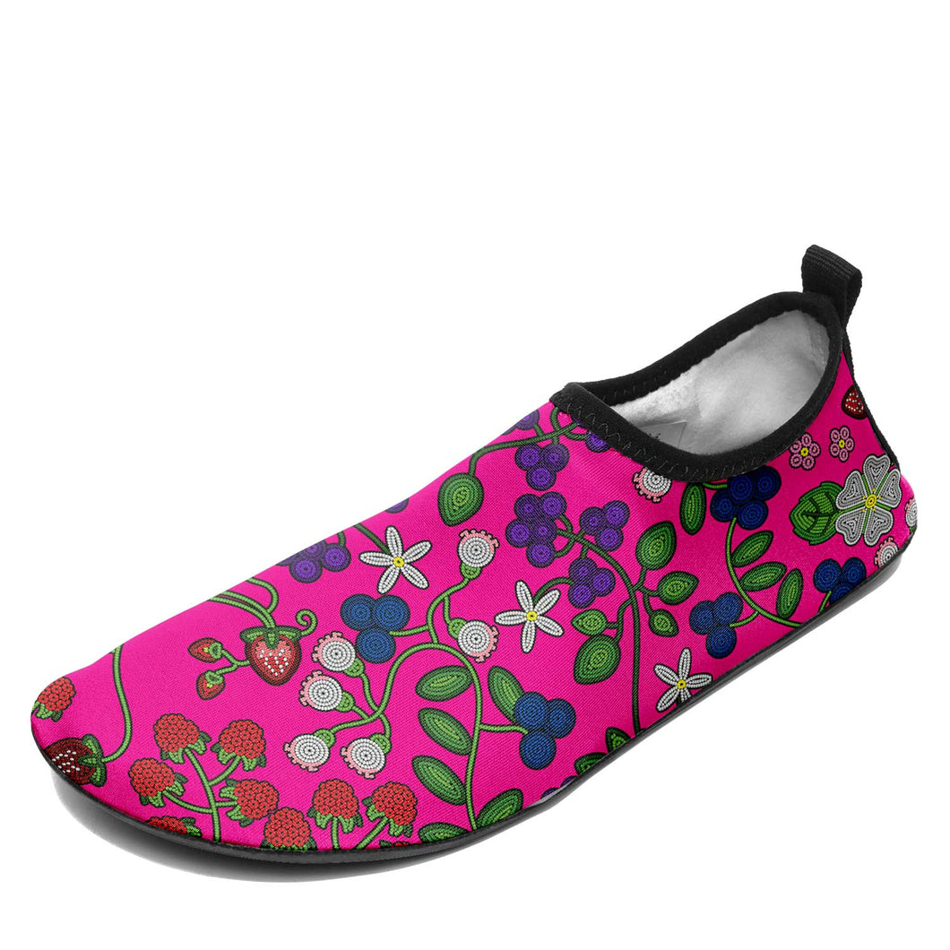 Grandmother Stories Blush Kid's Sockamoccs Slip On Shoes