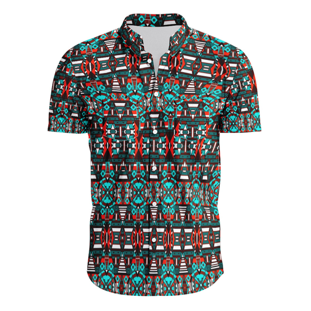 Captive Winter II Hawaiian-Style Button Up Shirt