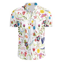 Load image into Gallery viewer, Fresh Fleur Hawaiian-Style Button Up Shirt
