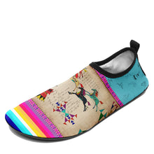 Load image into Gallery viewer, Horses Running Sky Kid&#39;s Sockamoccs Slip On Shoes
