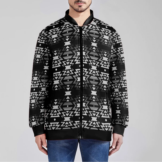 Black Fire and Gray Youth Lightweight Jacket