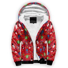 Load image into Gallery viewer, New Growth Vermillion Sherpa Hoodie
