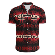 Load image into Gallery viewer, Black Rose Hawaiian-Style Button Up Shirt
