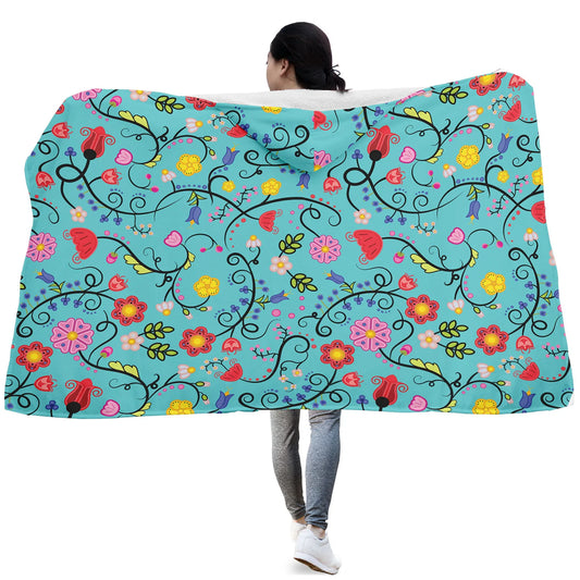 Nipin Blossom Sky Hooded Blanket