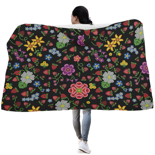 Berry Pop Midnight Hooded Blanket