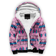 Load image into Gallery viewer, Sacred Trust Carnation Sherpa Hoodie
