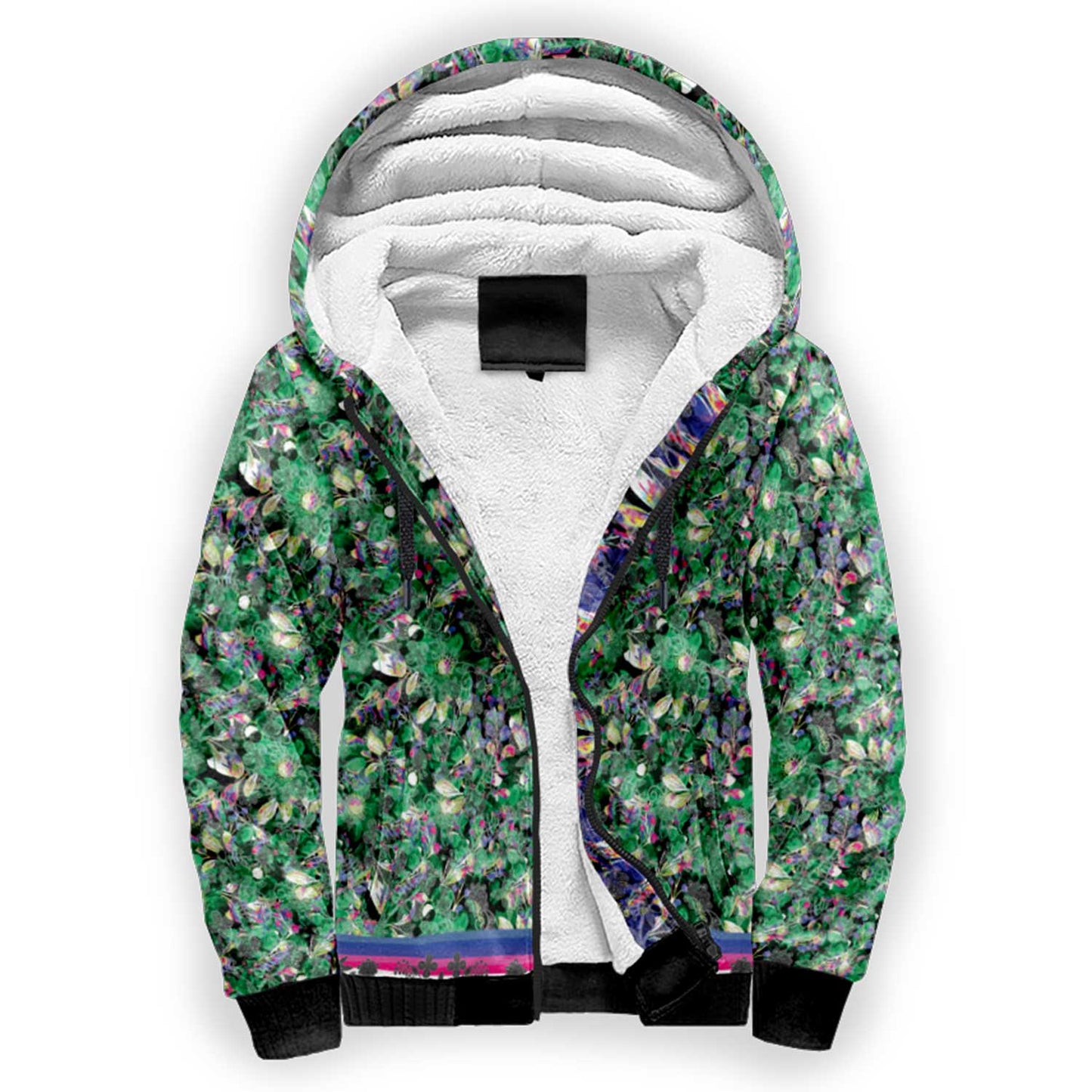 Culture in Nature Green Sherpa Hoodie