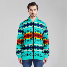 Load image into Gallery viewer, Between the Mountains Youth Zippered Collared Lightweight Jacket
