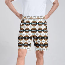 Load image into Gallery viewer, Cofitichequi White Athletic Shorts with Pockets
