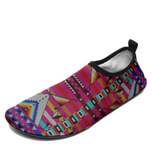 Load image into Gallery viewer, Medicine Blessing Pink Kid&#39;s Sockamoccs Slip On Shoes
