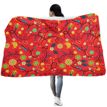 Load image into Gallery viewer, Nipin Blossom Fire Hooded Blanket
