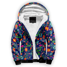 Load image into Gallery viewer, Bee Spring Twilight Sherpa Hoodie
