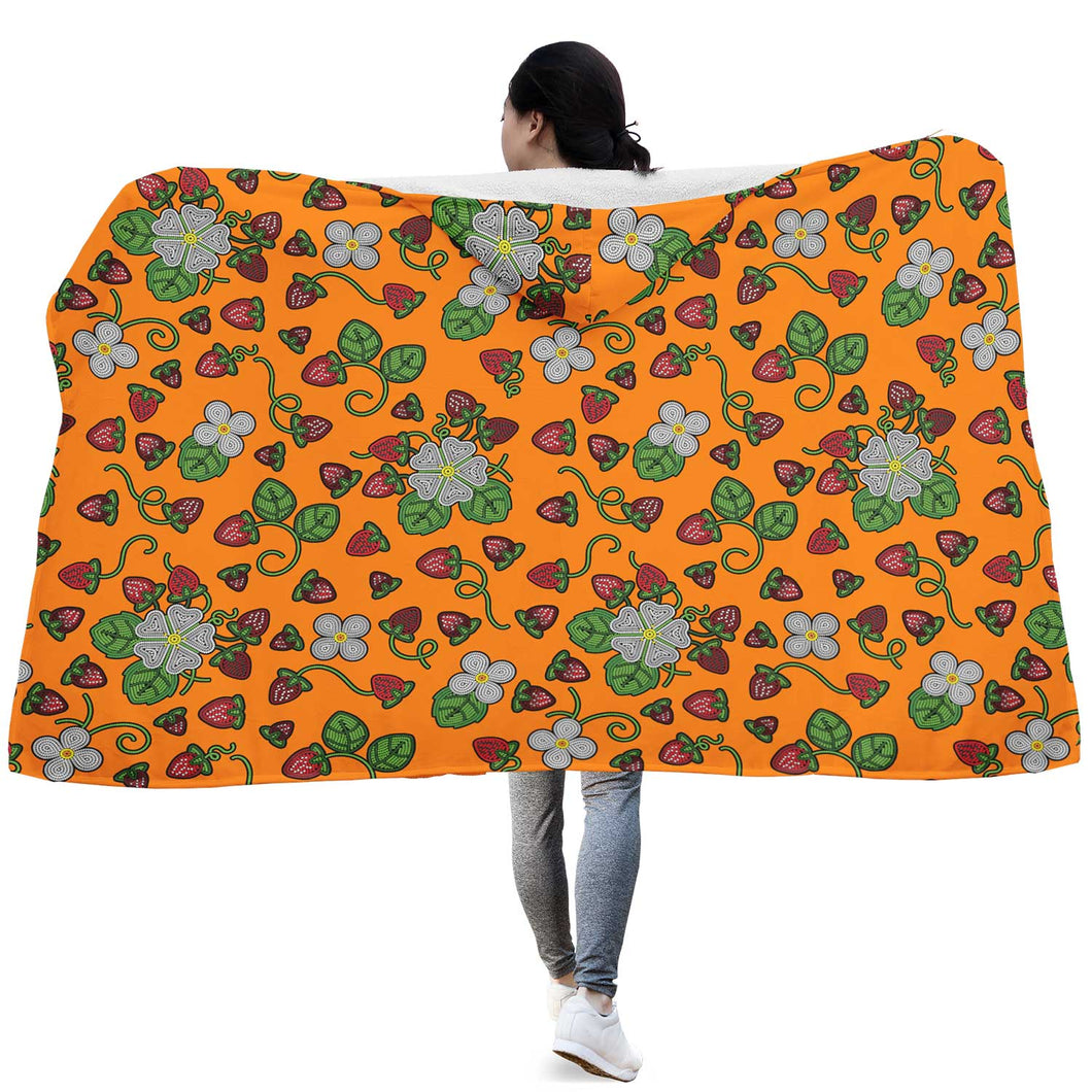 Strawberry Dreams Carrot Hooded Blanket