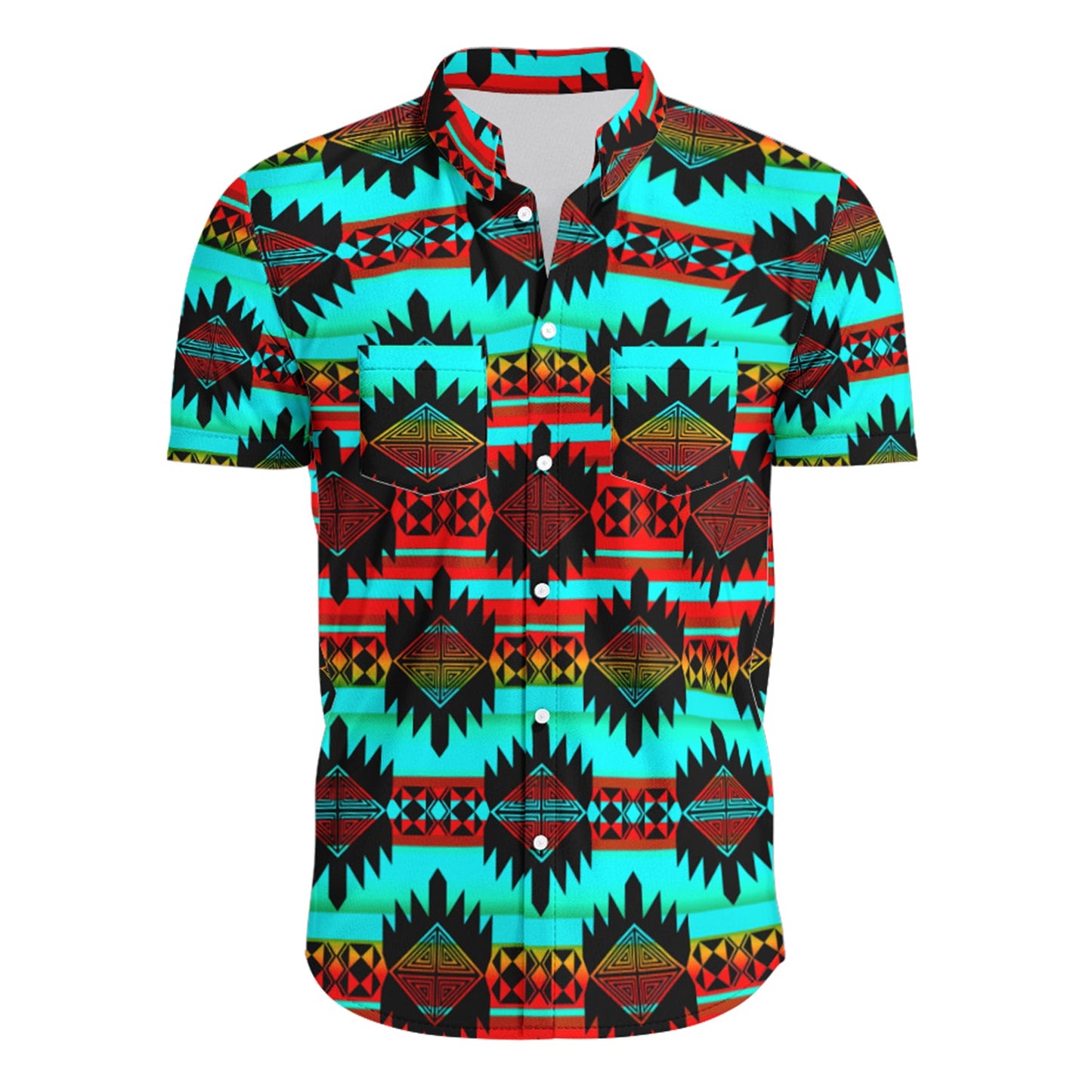 Okotoks Hawaiian-Style Button Up Shirt