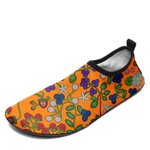 Load image into Gallery viewer, Grandmother Stories carrot Kid&#39;s Sockamoccs Slip On Shoes
