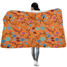 Load image into Gallery viewer, Fresh Fleur Hooded Blanket
