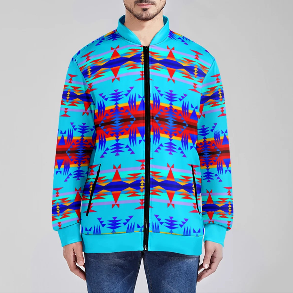 Between the Mountains Blue Youth Lightweight Jacket