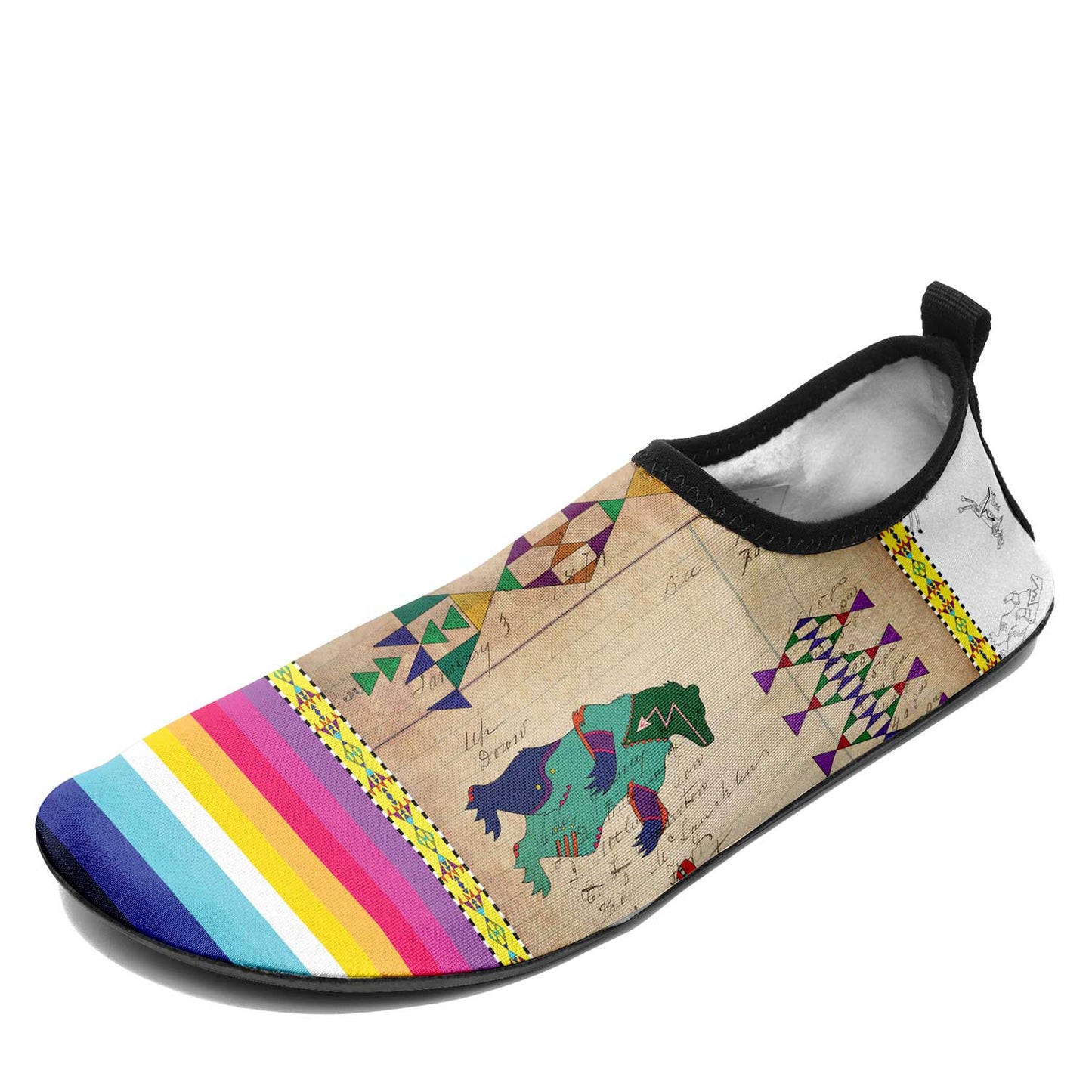 Bear Ledger White Clay Kid's Sockamoccs