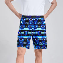 Load image into Gallery viewer, Force of Nature Winter Night Athletic Shorts with Pockets
