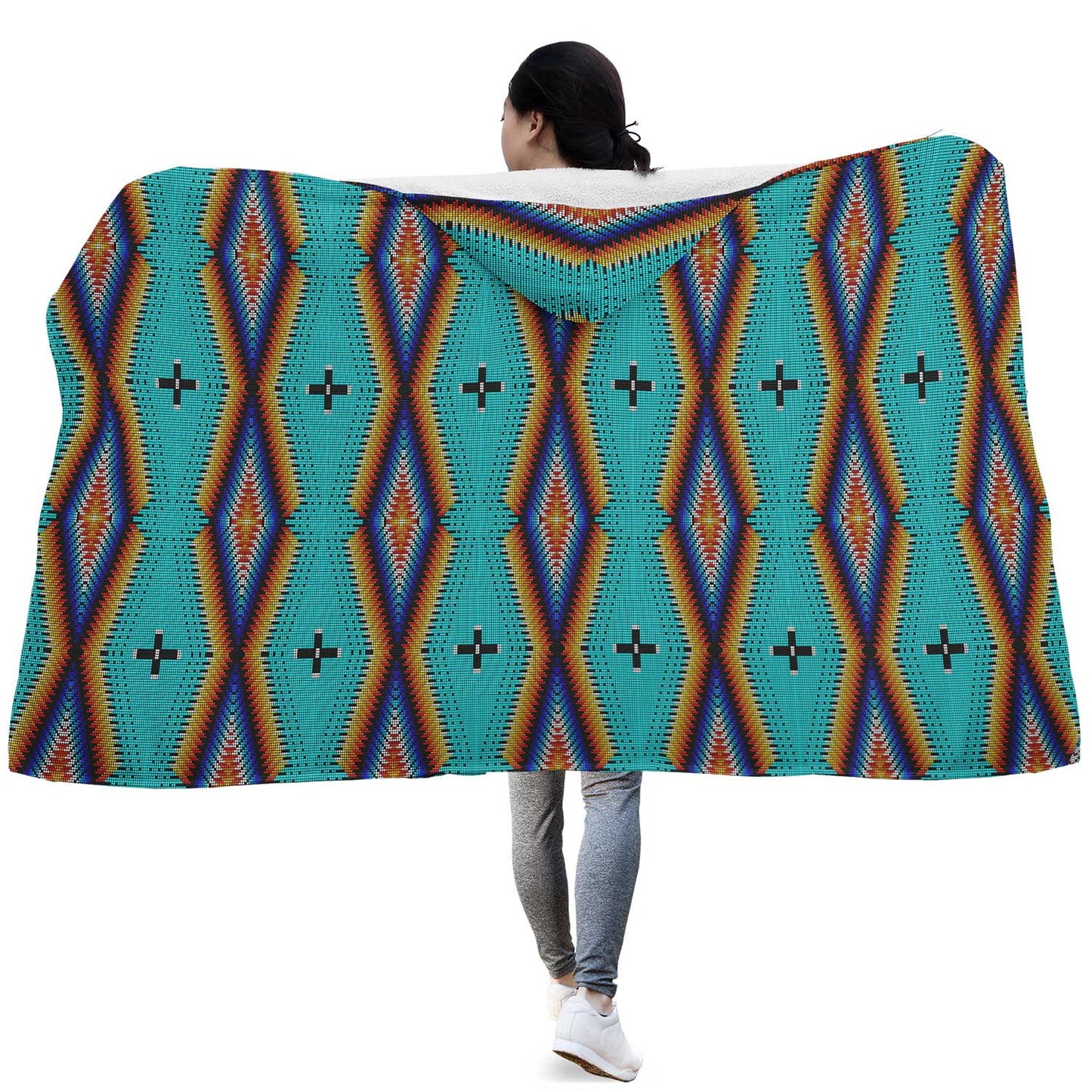 Diamond in the Bluff Hooded Blanket