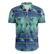 Load image into Gallery viewer, Buffalo Run Hawaiian-Style Button Up Shirt
