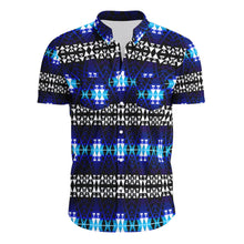 Load image into Gallery viewer, Writing on Stone Night Watch Hawaiian-Style Button Up Shirt
