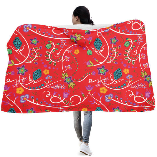 Fresh Fleur Fire Hooded Blanket