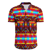 Load image into Gallery viewer, Visions of Lasting Peace Hawaiian-Style Button Up Shirt
