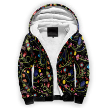 Load image into Gallery viewer, Fresh Fleur Midnight Sherpa Hoodie
