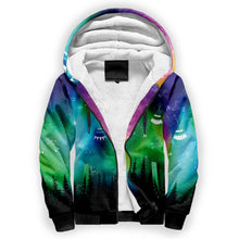 Load image into Gallery viewer, Aurora Medicine Animals Sherpa Hoodie
