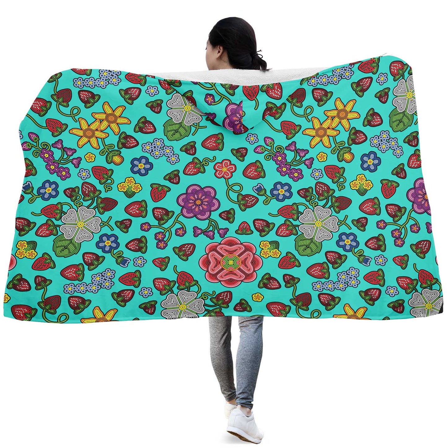 Berry Pop Hooded Blanekt