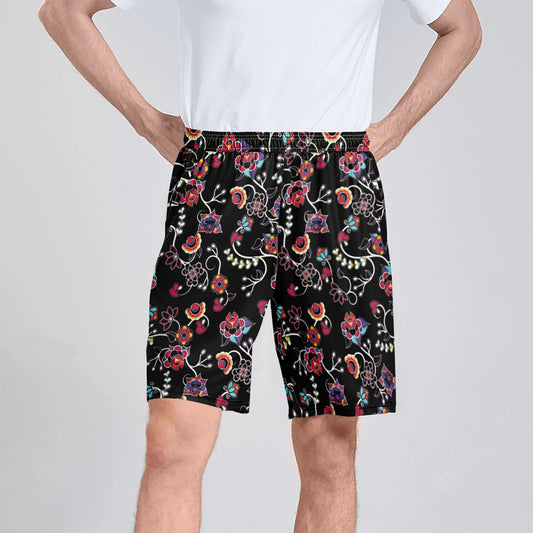 Floral Danseur Athletic Shorts with Pockets