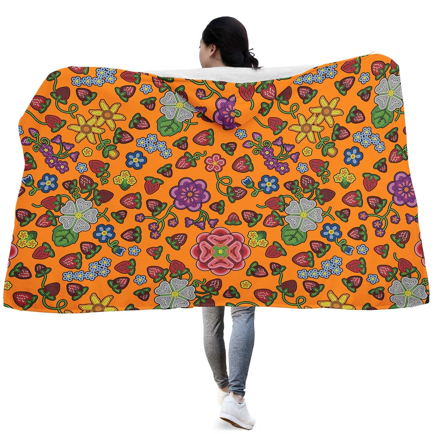 Berry Pop Hooded Blanekt