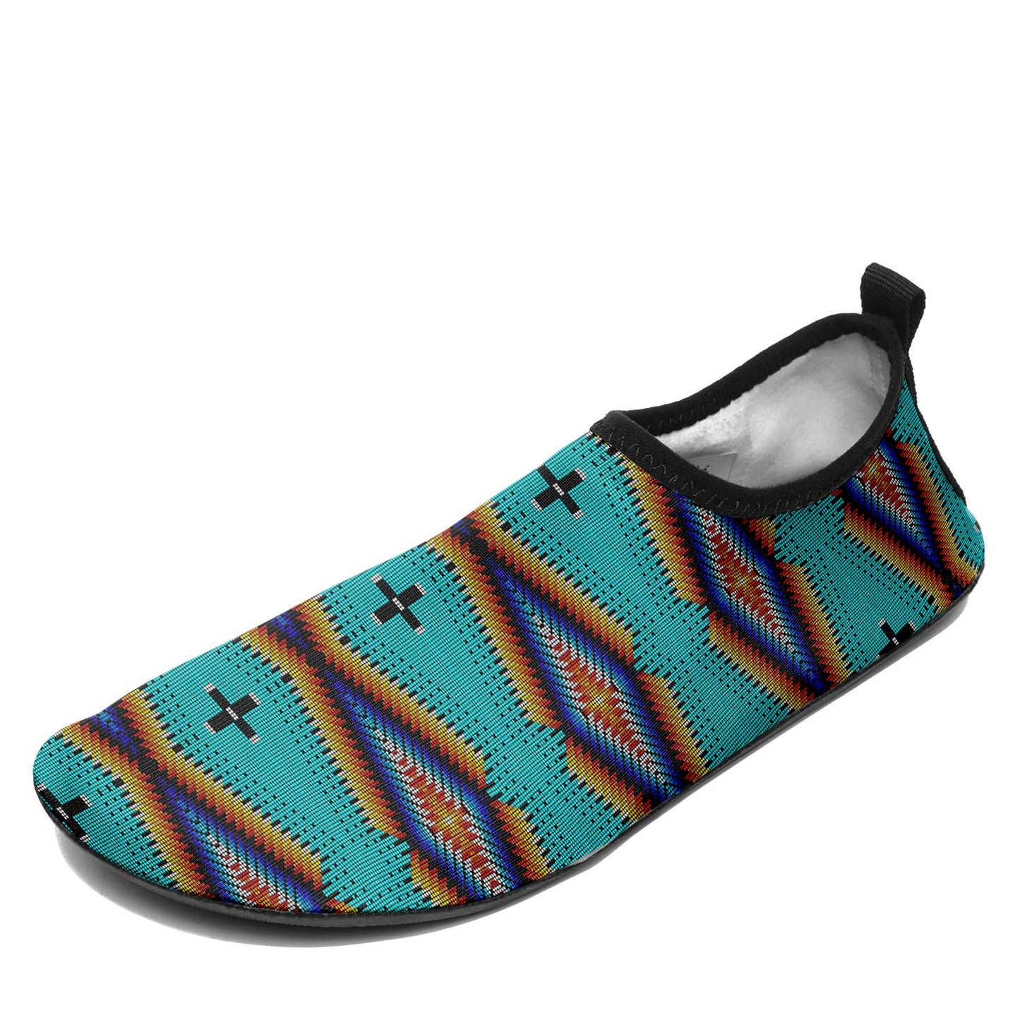 Diamond in the Bluff Turquoise Kid's Sockamoccs