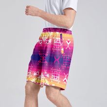 Load image into Gallery viewer, Soleil Overlay Athletic Shorts with Pockets
