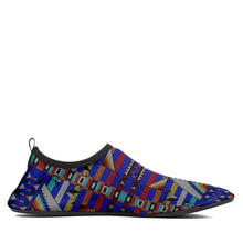 Load image into Gallery viewer, Medicine Blessing Blue Kid&#39;s Sockamoccs Slip On Shoes
