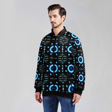 Load image into Gallery viewer, Rising Star Wolf Moon Zippered Collared Lightweight Jacket
