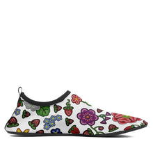 Load image into Gallery viewer, Berry Pop White Kid&#39;s Sockamoccs Slip On Shoes
