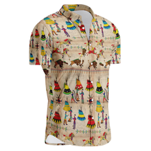 Load image into Gallery viewer, Gathering of the Chiefs Hawaiian-Style Button Up Shirt
