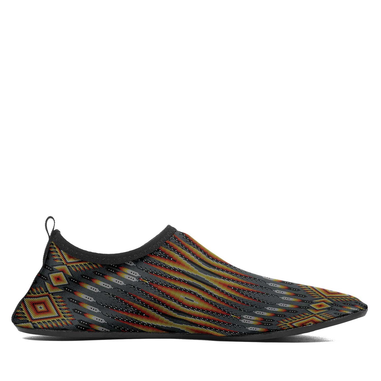 Fire Feather Grey Kid's Sockamoccs