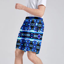 Load image into Gallery viewer, Force of Nature Winter Night Athletic Shorts with Pockets
