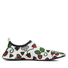 Load image into Gallery viewer, Strawberry Dreams White Sockamoccs
