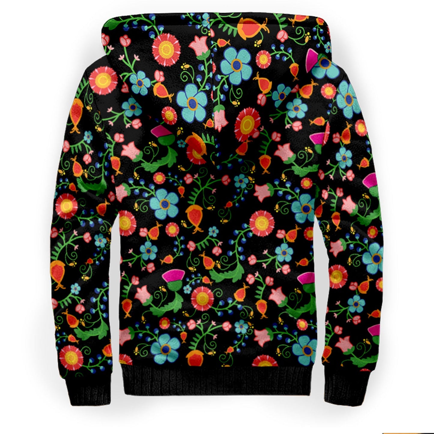 Bee Spring Night Sherpa Hoodie