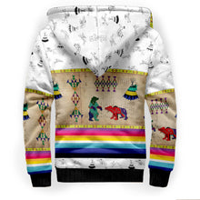 Load image into Gallery viewer, Bear Ledger White Clay Sherpa Hoodie
