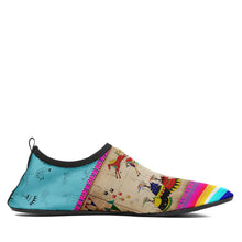 Load image into Gallery viewer, Horses Running Sky Kid&#39;s Sockamoccs Slip On Shoes
