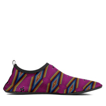 Load image into Gallery viewer, Diamond in the Bluff Pink Kid&#39;s Sockamoccs Slip On Shoes
