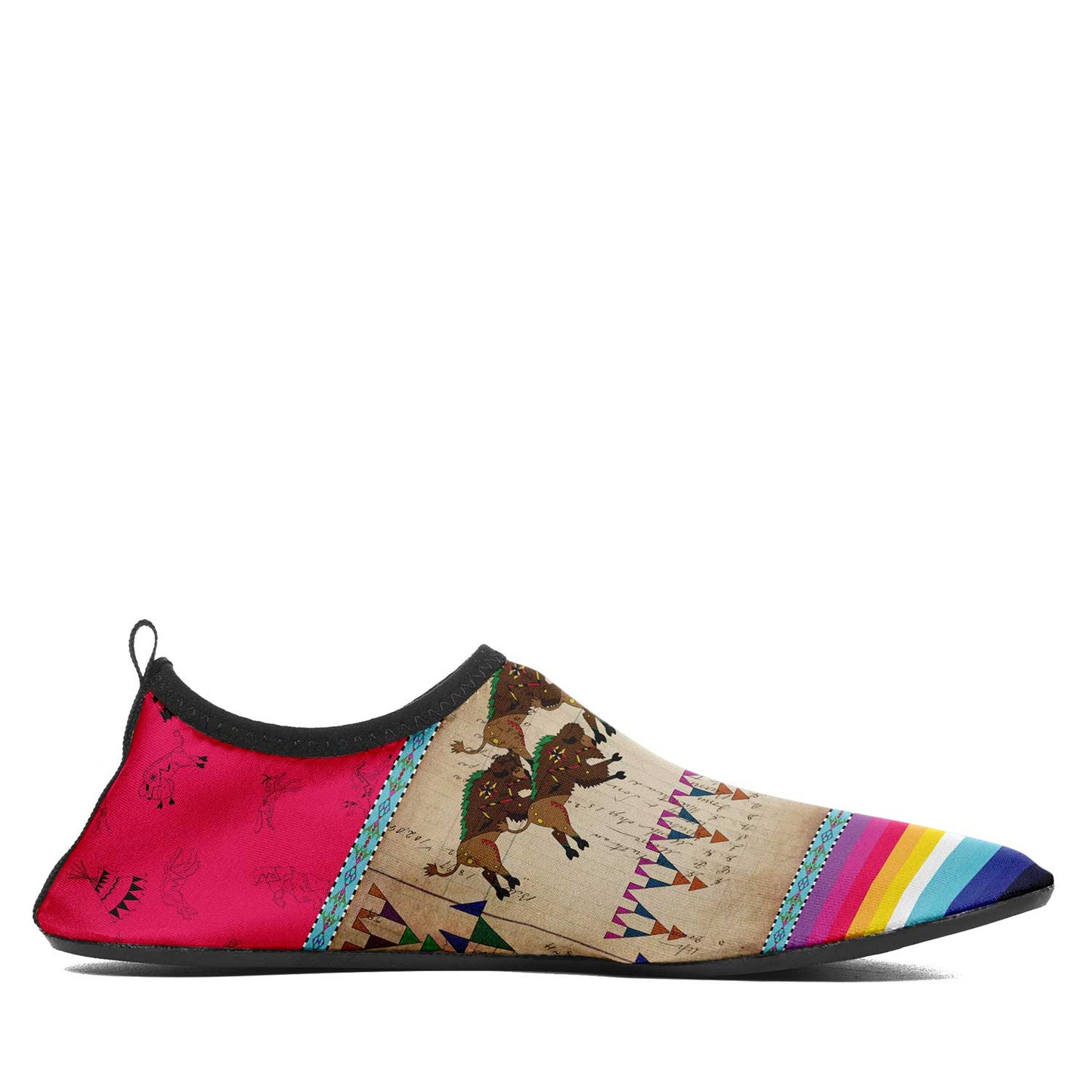 Buffalos Running Berry Kid's Sockamoccs