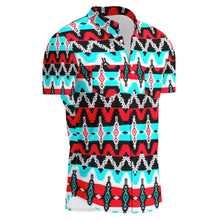 Load image into Gallery viewer, Two Spirit Dance Hawaiian-Style Button Up Shirt
