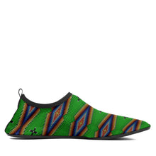 Load image into Gallery viewer, Diamond in the Bluff Lime Kid&#39;s Sockamoccs Slip On Shoes
