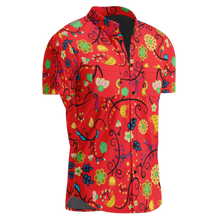 Load image into Gallery viewer, Nipin Blossom Fire Hawaiian-Style Button Up Shirt
